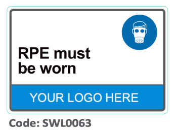 Chemical Rpe Sign SWL0063 RPE Must Be Worn Sign - Rugbi Industrial Supplies