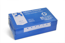 CLICK MEDICAL BLUE DETECTABLE PLASTERS ASSORTED