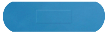 HYGIO PLAST BLUE DETECTABLE PLASTERS SENIOR STRIP