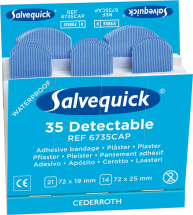 SALVEQUICK BLUE DETECTABLE PLASTERS REFILL