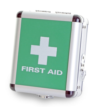 CLICK MEDICAL SMALL ALUMINIUM FIRST AID CASE