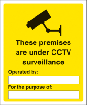 THESE PREMISES ARE UNDER CCTV SURVEILLANCE