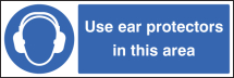 USE EAR PROTEC IN THIS AREA