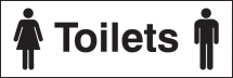 TOILETS (MALE & FEMALE SYMBOL)