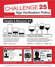AGE VERIFICATION POLICY WEIGHTS & MEASURES ACT 35ML