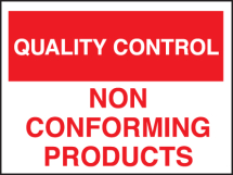 QUALITY CONTROL NON-CONFORMING PRODUCTS