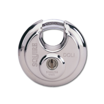 70MM DISC STYLE PADLOCK 5 PIN SQUIRE
