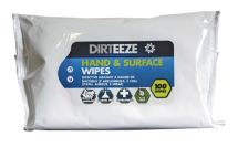 HAND&SURFACE SANITISING WIPES FLOWPACK OF 100