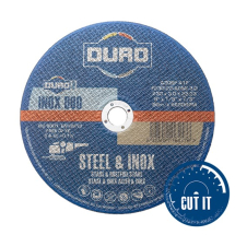DURO - 4inch FLAT CUTTING DISC STEEL & INOX - BOX OF 25