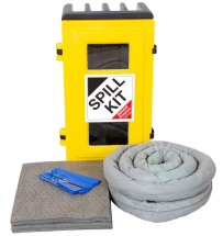 GENERAL PURPOSE SPILL KIT IN WALL CABINET