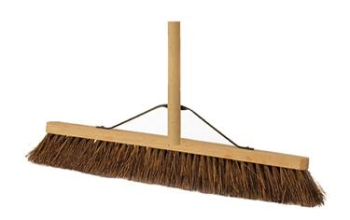 24Inch BASS BROOM WITH 4' HANDLE