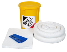 SPILL KIT 35L PLASTIC DRUM OIL & FUEL