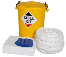 OIL ONLY KIT IN A YELLOW PLASTIC DRUM