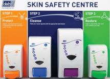 DEB 3-STEP SKIN PROTECTION CENTRE - LARGE EACH 4 BOARD