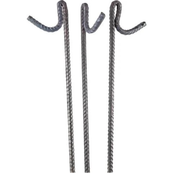 FENCING PIN 4ft 6Inch C/W HOOK 12MM RIBBED STEEL