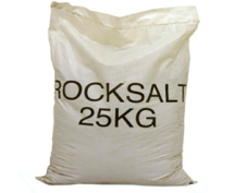 ROCK SALT 25KG BAG (BROWN SALT FOR DE-ICING)