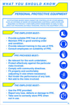 PPE PROTECTION @ WORK POSTER (WSK1)